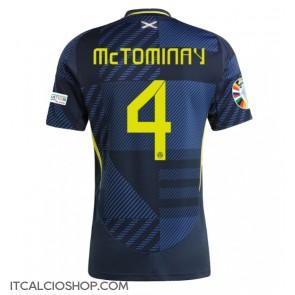 Scozia Scott McTominay #4 Prima Maglia Europei 2024 Manica Corta